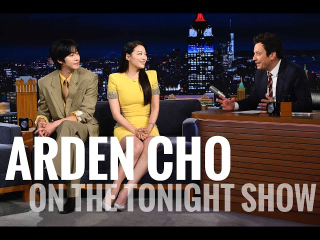 Arden Cho on the Tonight show with Jimmy Fallon and Ahn Hyo Seop
