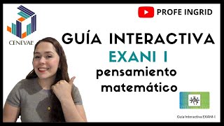 GUIA EXANI I | INGRESO A EDUCACIÓN MEDIA SUPERIOR