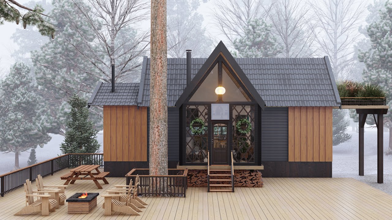Cabin Airbnb House Tour Shipping Container House A Frame House