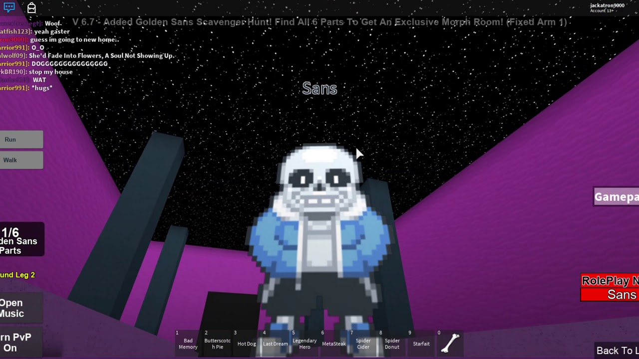 Roblox 7 Pt 1 Undertale Rp Aftertale Sans By Jackatron9000 - roblox undertale rp memes