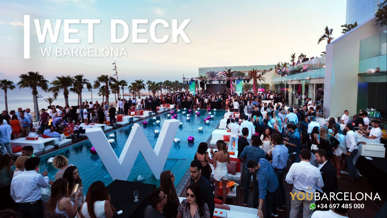 Wet Deck W Barcelona Summer 2023 🌞👙 WhatsApp +34 697 485 000