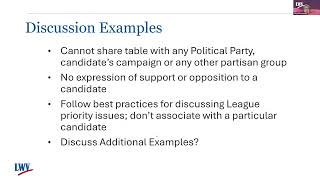 League Specific Voter Registration Training