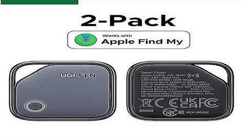 UGREEN Smart Tag Bluetooth Tracker, Keys Finder Item Locator SmartTag Up to 2 Year Battery For