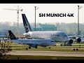 Planespotting Munich Airport HEAVY (MUC) - 4K