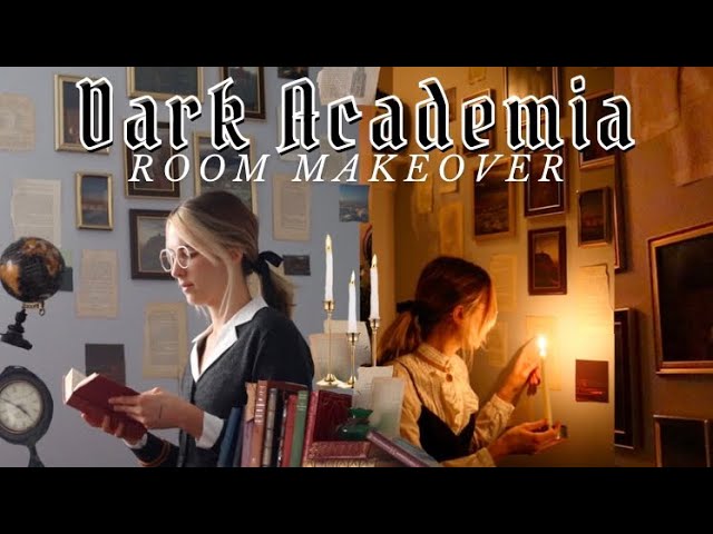 A Dark Academia Bedroom Makeover