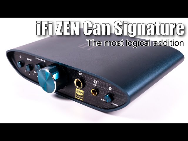 iFi Audio ZEN Can Signature MZ99 headphones amplifier - YouTube