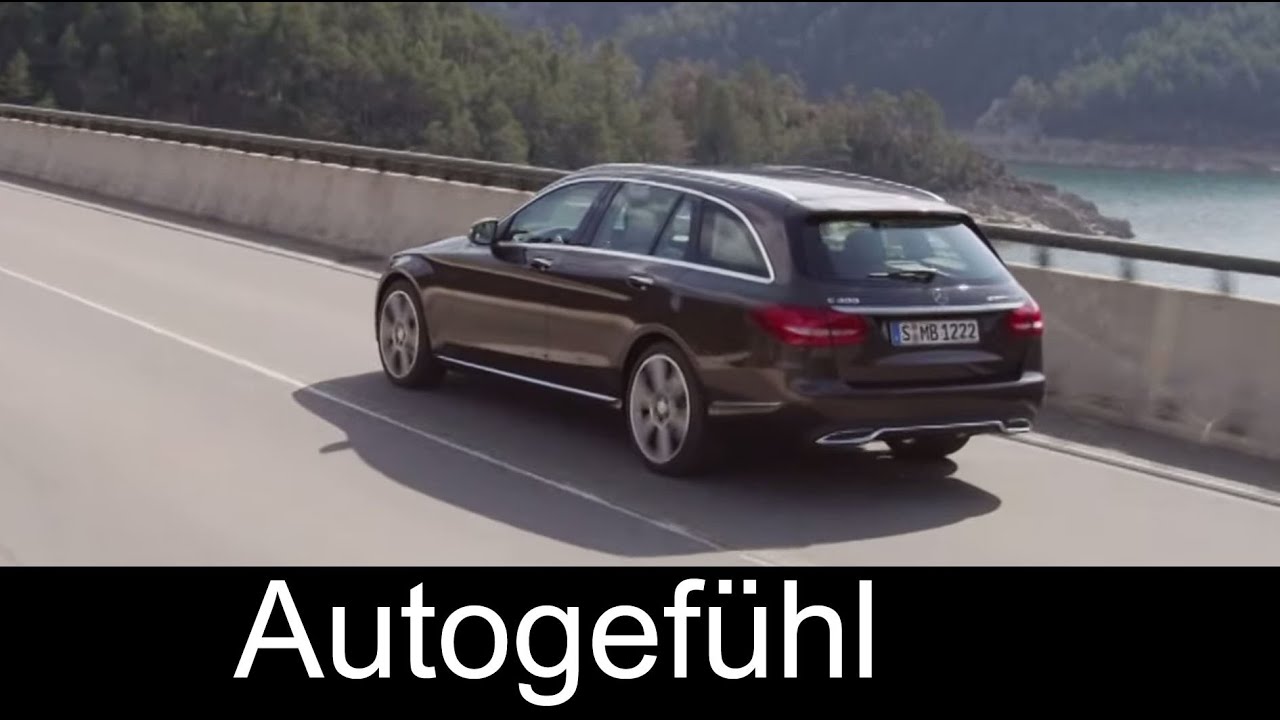 neuero ship unloader All-New Mercedes C-Class estate C300 Bluetec Hybrid driving scenes - Autogefühl