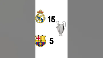 مقارنة بين ريال مدريد وبرشلونة 