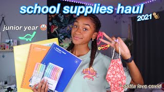 back to school supplies haul 2021! *junior year* (high school)