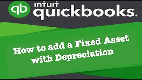 How to Created a Fixed Asset with Depreciation