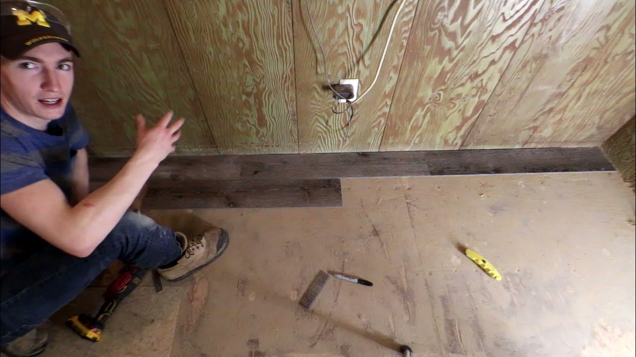 How To Install Rigid Core Flooring In a Pantry YouTube