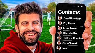 Pique Builds Football Team Using His Phone Contacts