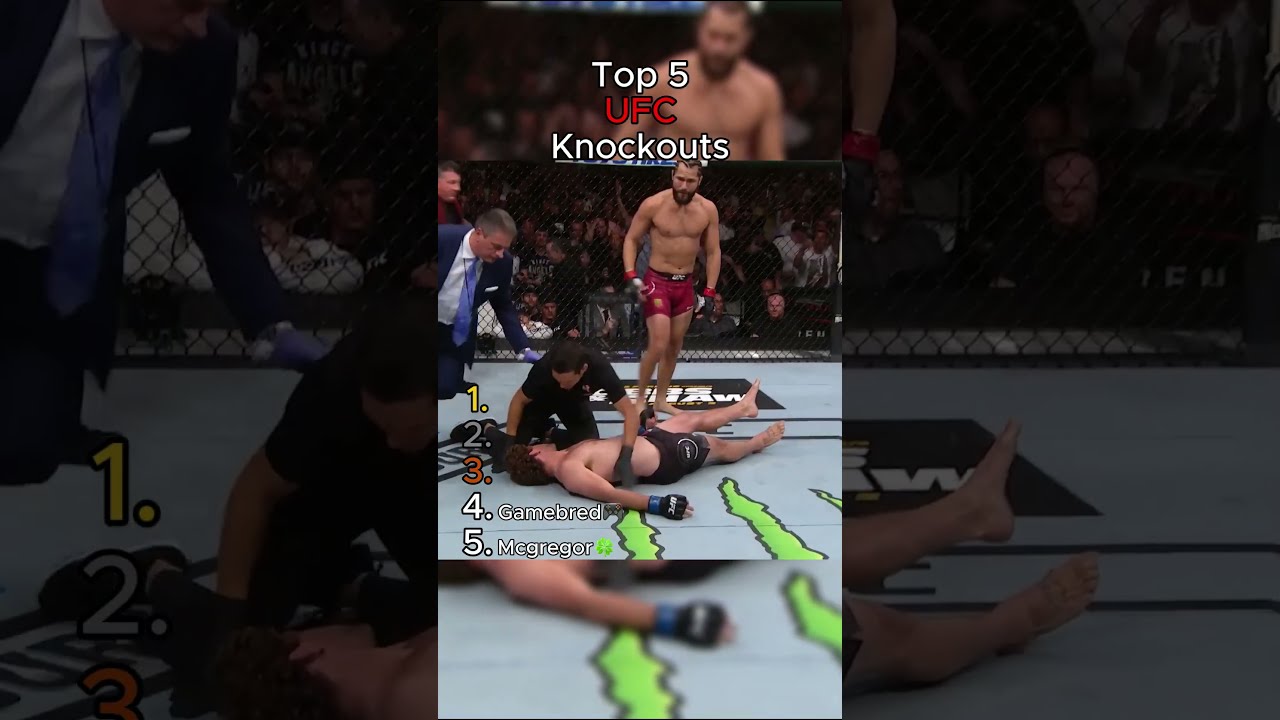 Top 5 UFC Knockouts #ufc