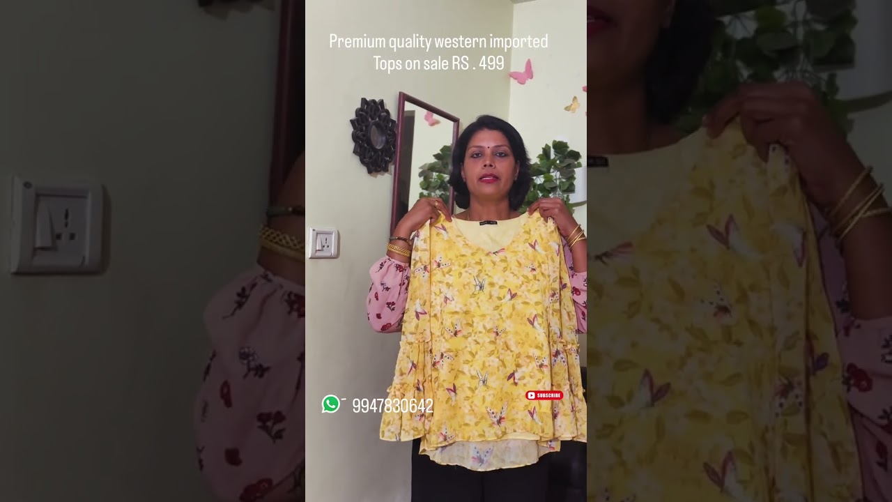 😍😍 Imported Western Tops on Big offer Grab Yours Now !! 🛍️🛍️🌺