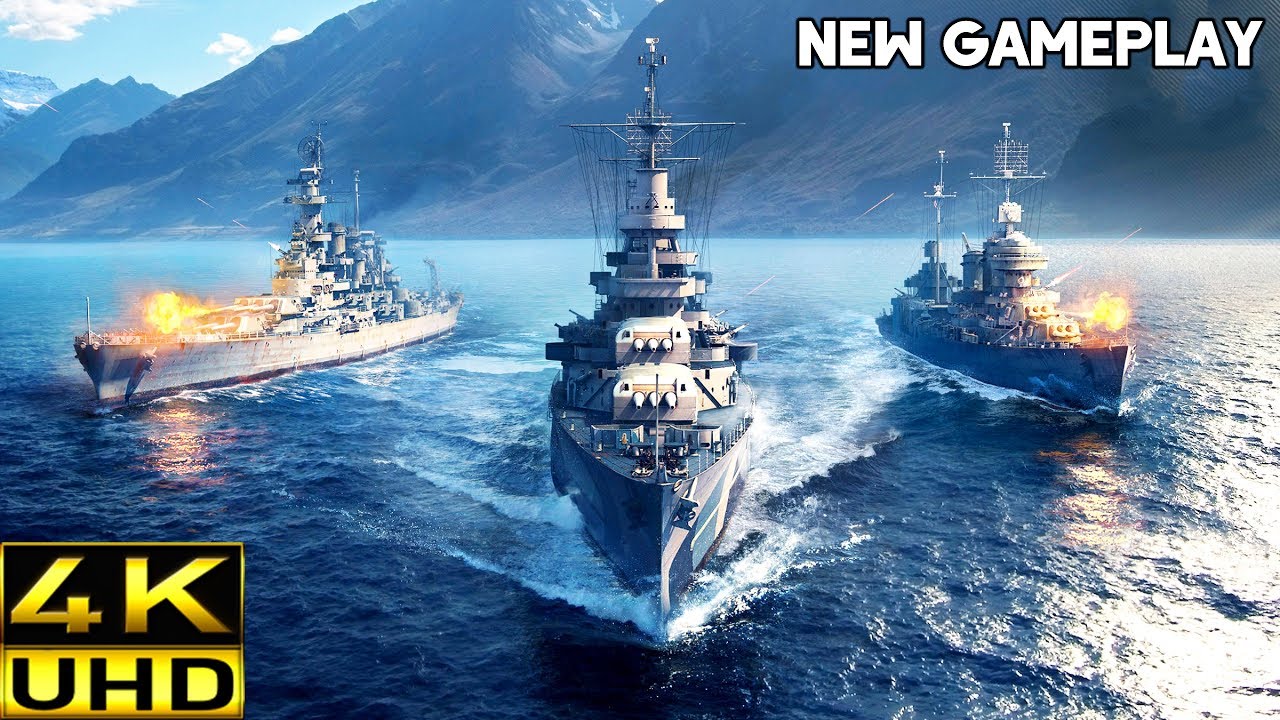 World Of Warships NEW Gameplay | Free-To-Play Naval Combat Game | Part 1 (4K 60FPS)