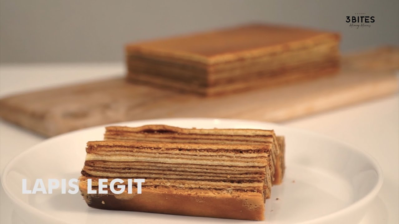 Lapis Legit Si Kue Mahal | Thousand Layers Cake by 3Bites