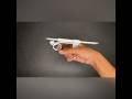 Easy And Powerful Paper Gun That Shoots Papercraft Origamipaper Tutorial Craft Diy Papergun 