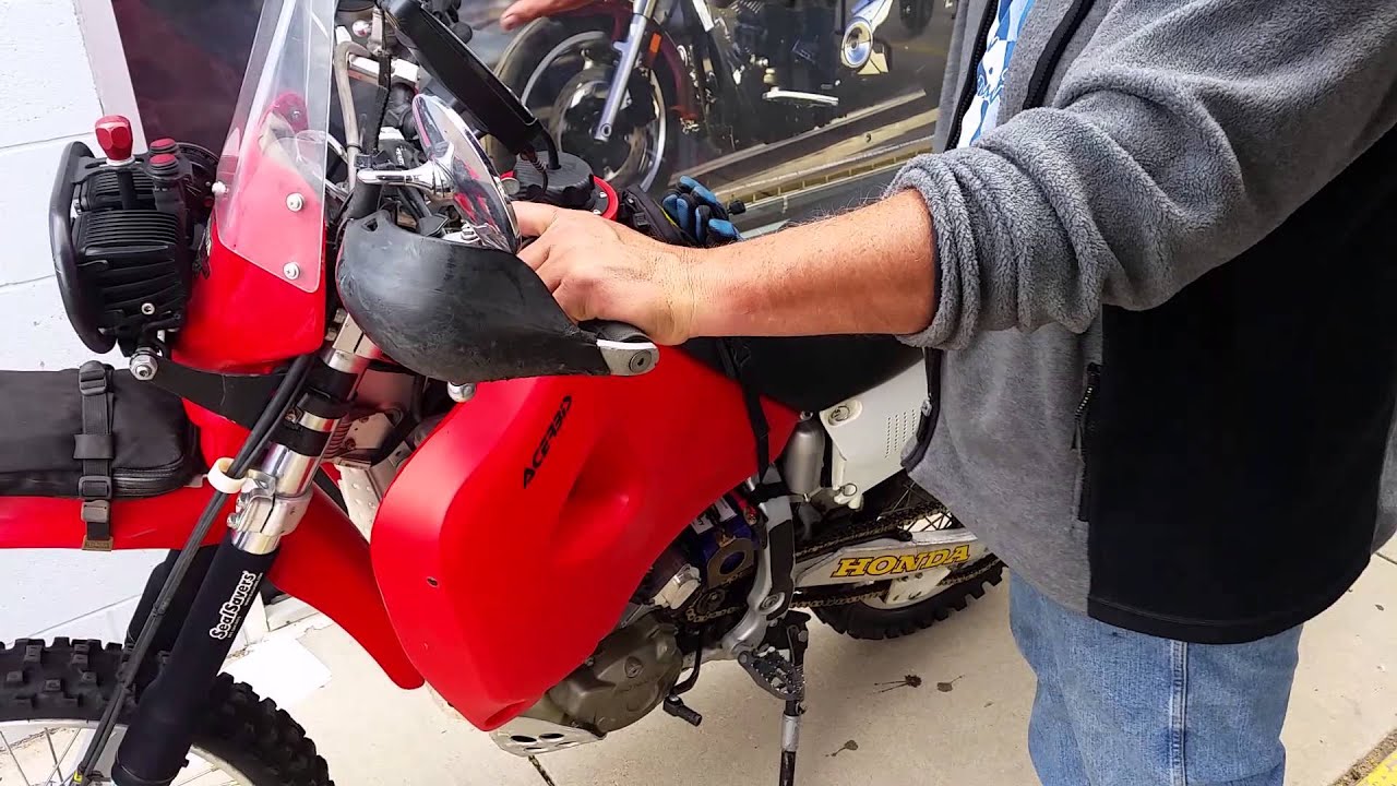 Electric start honda xr650r #4