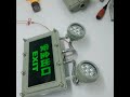 LED Explosion-proof Emergency Lamp Integration of lighting Double head Safety exit lamp