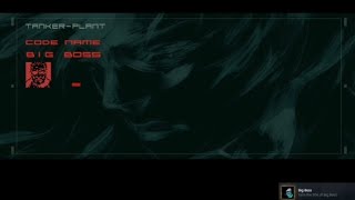 Metal Gear Solid 2: Sons Of Liberty - Big Boss Rank