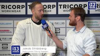 Jakob Stridsberg: Zweedse ervaring voor de defensie van Tilburg Trappers.