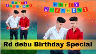 Happy Birthday Photo Editing 2023 | Autodesk Birthday Photo Editing Tutorial | Rd debu | oil paint screenshot 4