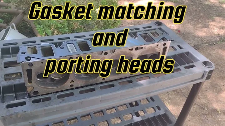 Home porting and gasket matching Ford 352 FE heads