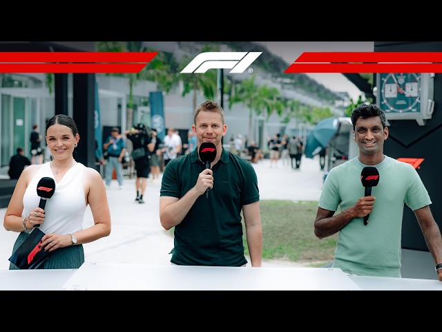 Join Laura Winter, Alex Brundle and Lawrence Barretto as they discuss the title race, team upgrade packages and the wider weekend ahead in Sepang.
For more F1® videos, visit: https://www.Formula1.com
Visit our store: https://f1store.formula1.com/
Follow F1®:
https://www.instagram.com/F1
https://www.facebook.com/Formula1/
https://www.twitter.com/F1
https://www.twitch.tv/formula1
https://www.tiktok.com/@f1
#F1 #BahrainGP