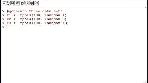 Poisson Random Variables ( R Computing)