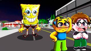 ENCONTRAMOS AL GLOBO ATERRADOR DE BOB ESPONJA EN BROOKHAVEN🏡 con EL PRIMO TOCINO