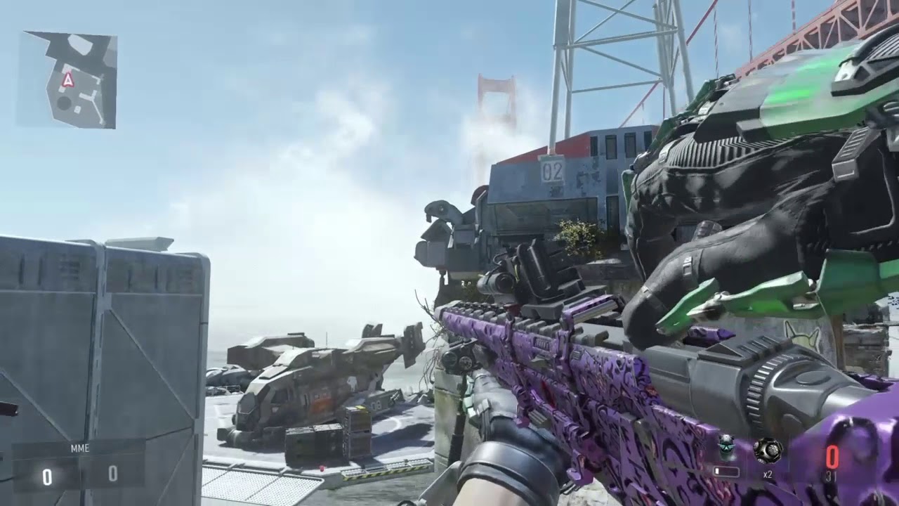 Call of duty AW bugs mapa defender - YouTube