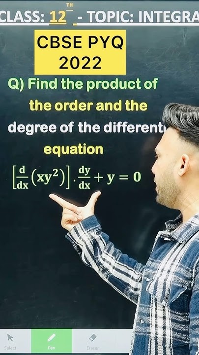cbsepyq2022 cbse2025 Q Find The Product Of The Order And The Degree cbsepyq2022-cbse2025-q-find-the-product-of-the-order-and-the-degree