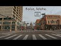 Driving in Downtown Boise, Idaho - 4K