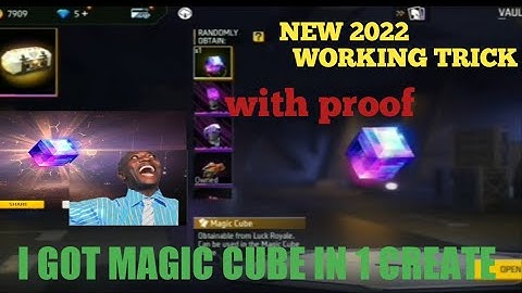 How to get magic cube only 1 create open triks from elite pass box/new 100% working trick 2022#ff