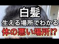 【白髪】生える場所によって体調不良、体の悪い場所がわかる⁉︎徹底解説