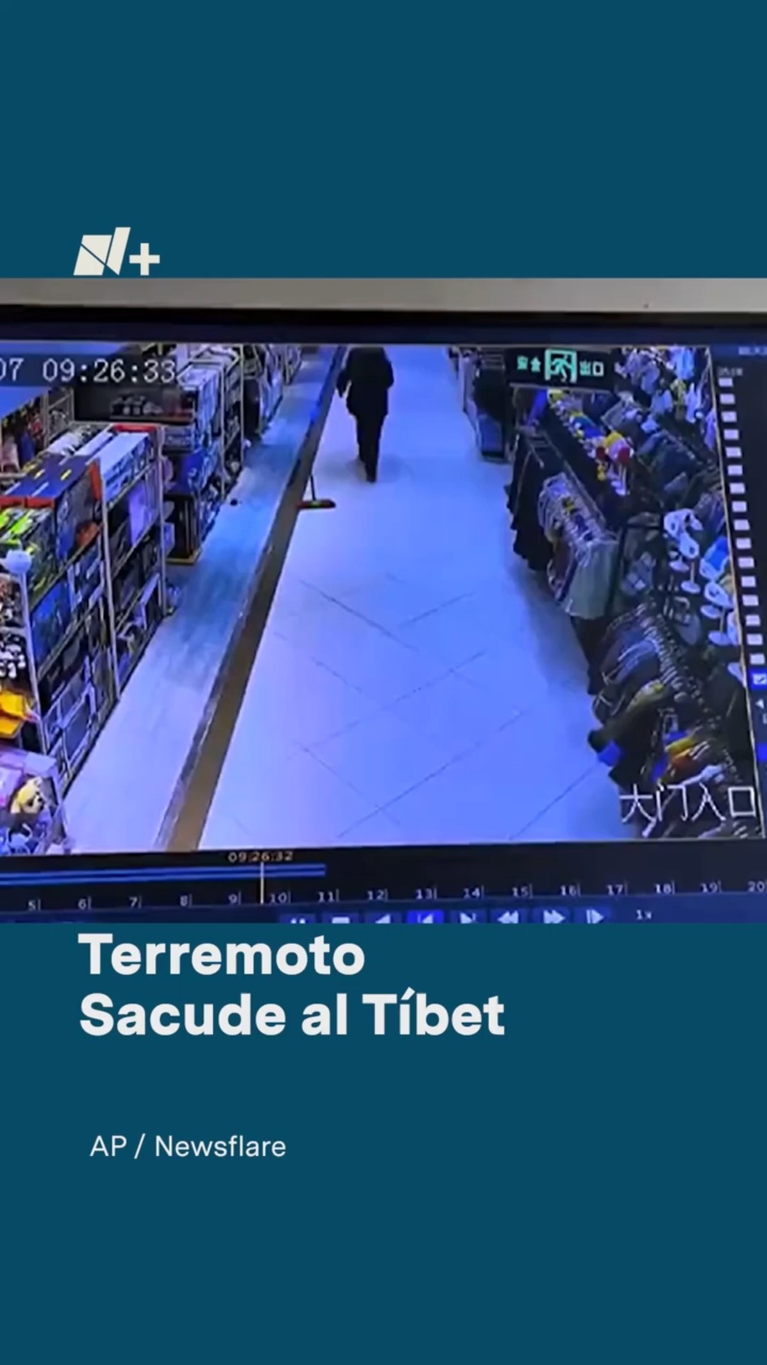 Así se vivió terremoto de magnitud 6.8 que afectó al Tíbet #nmas #shorts #tibet #terremoto