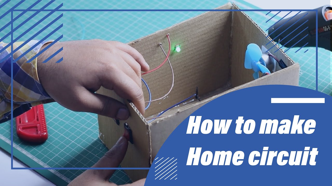 DIY Home Circuit | Electronics | STEAM PROJECTS |HIDDEN LAMP|