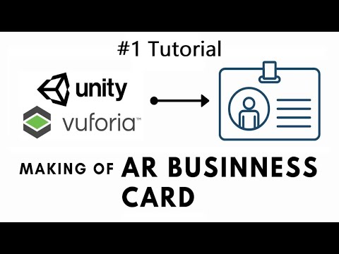 AR Business Card #1 | Setting Up The Required Comp |Series of Tutorials | Tech And Unity