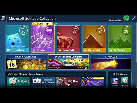Microsoft Solitaire Collection, Spider, Level 600