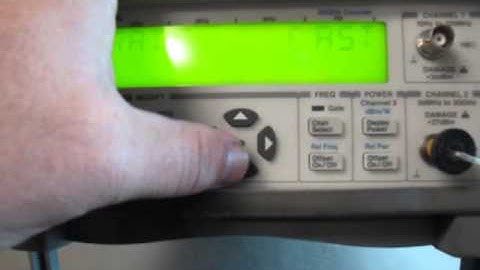 AGILENT 53150A CW Microwave Frequency Counter, 20 GHz