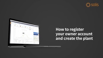 [Solis Cloud Web] How to register your owner account and create the plant