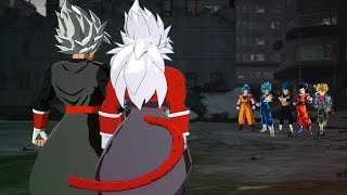 Vegito Black Form Vs Goku Team Dragon Ball Sparking Zero