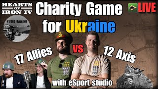 HOI4 MP 12 vs 17 with eSport Studio | Charity Game for Ukraine