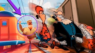 Dr Livesey Walking but in Subway Surfers screenshot 4