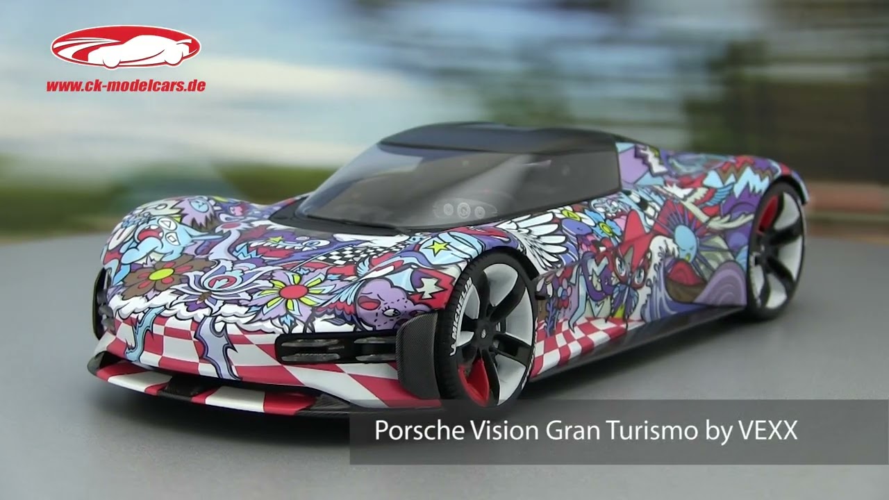 ck-modelcars-video: Porsche Vision Gran Turismo by VEXX 2022