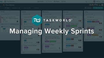 Managing Weekly Sprints with Taskworld