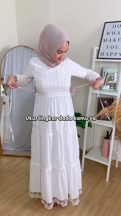 Untuk tau size yang sesuai kalian bisa ukur Lingkar Dada(LD) #agneshijab #tutorial #fyp #flks