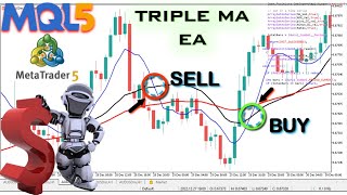 Famous Forex 3-TRIPLE Moving Average Profitable Trading Strategy in MQL5/MT5 -PART 106 #howto #forextrading Net Worth