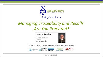 Managing Traceability and Recalls: Are You Prepared?