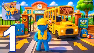 School Driver - Gameplay Walkthrough Part 1 - School Bus City Driver (iOS, Android)